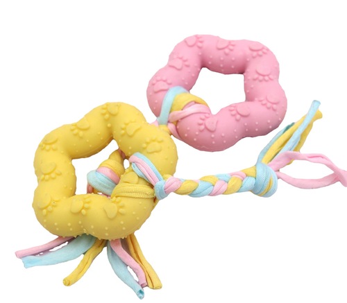 Pet supplies Macaron pet toys dog chewing tape strips chewing toys chewing teeth cleaning manufacturers wholesale