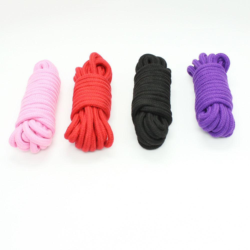 Suministrado directamente por el fabricante: cuerda erótica de algodón, cuerda de cáñamo, cuerda de seda, cuerdas artísticas para atar y sujetar para hombres y mujeres, herramientas alternativas de sujeción.