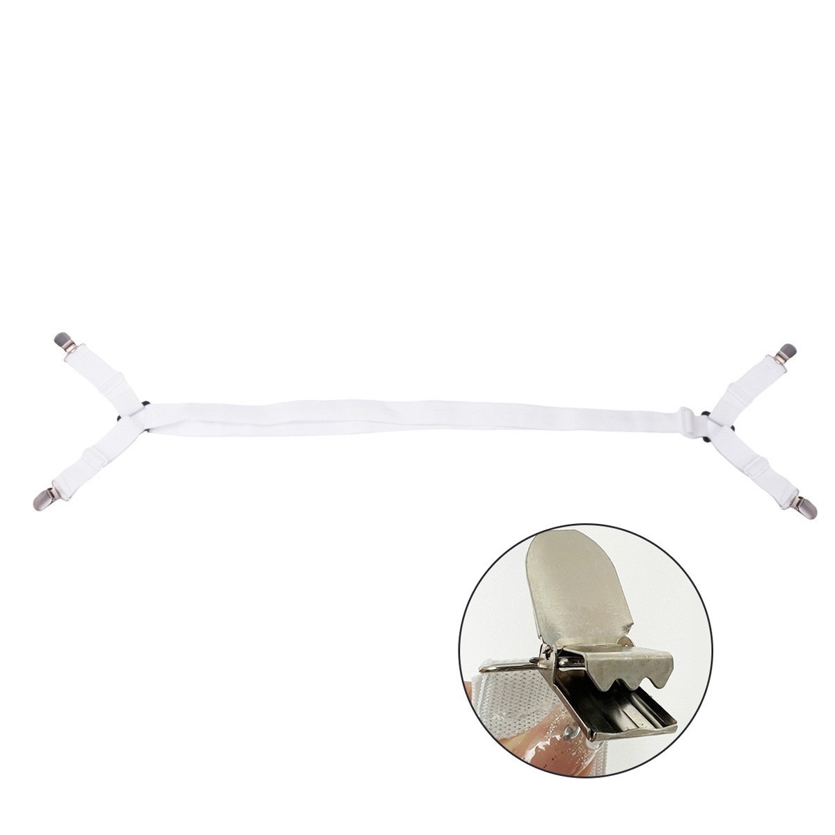 Carpeta blanca de doble cara con cuatro clips (2 por paquete) (Estilo A)