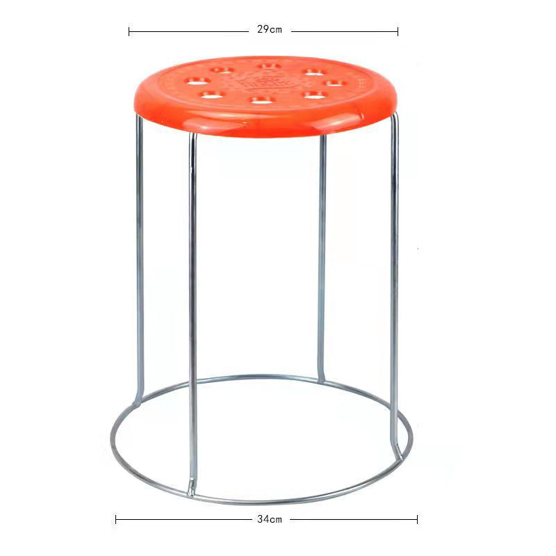 Sillas taburetes de metal taburetes redondos para el hogar taburetes de comedor gruesos de acero sala de estar para el hogar parrilla gran estante de envío gratuito