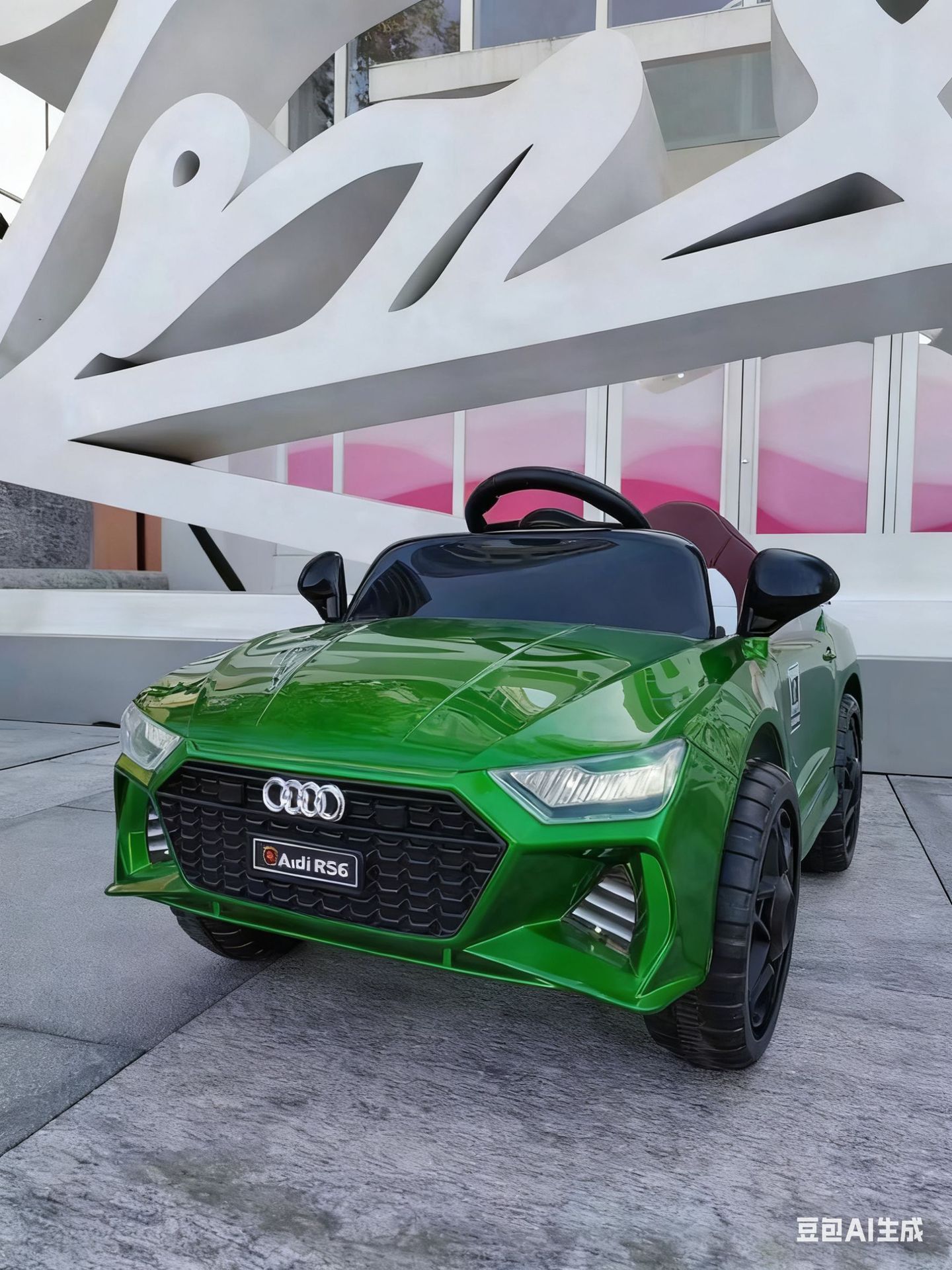 Nuevo coche eléctrico para niños de cuatro ruedas coche de juguete controlado remoto coche giratorio para bebés para hombres y mujeres se puede sentar en coche de carga