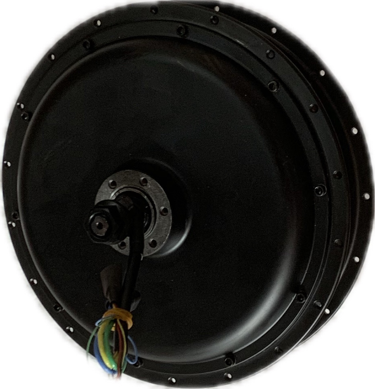 Low Speed 48V/60/72 3000W Brushless Gearless Disc Brake Spoke Motor Mountain Bike Snowmobile Motor