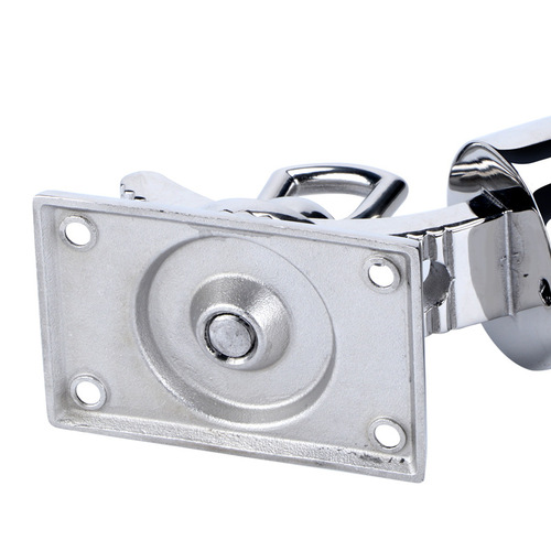 Stainless steel 316 fishing rod holder 360-degree swivel fishing support yacht ship cannon platform rod holder marine hardware accessory