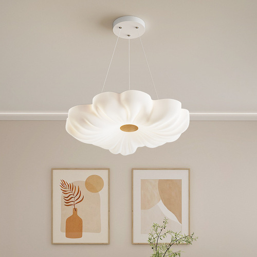 Eye-protection LED full-spectrum whole-house cream-style ceiling lamp for living room bedroom Zhongshan lighting fixture modern minimalist