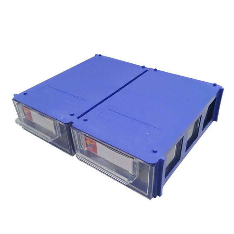 HS-0号多功能塑料样板盒透明抽屉元件盒抽屉分隔首饰盒分格零件盒