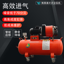 雨燕滑片式空壓機裝修木工靜音汽修打氣泵空氣壓縮機220V噴漆氣泵