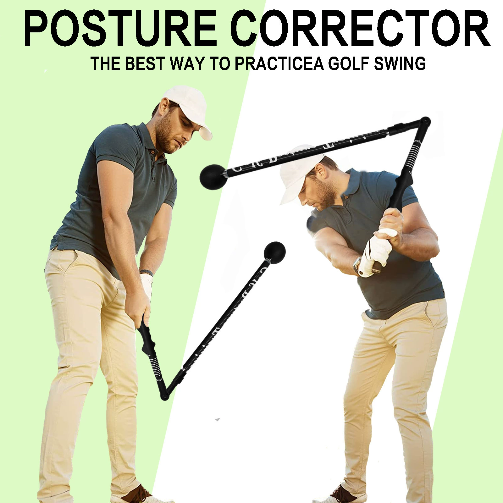 Golf folding swing exercise delay swing swing stick posture corretor coach recommended GOLF exercise supplies