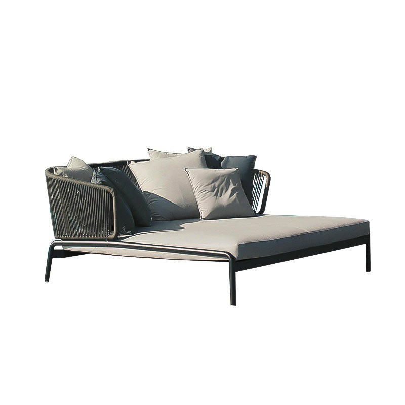 Patio al aire libre sofá Villa al aire libre jardín ratán muebles de hotel Ocio al aire libre sol habitación ratán sofá combinación