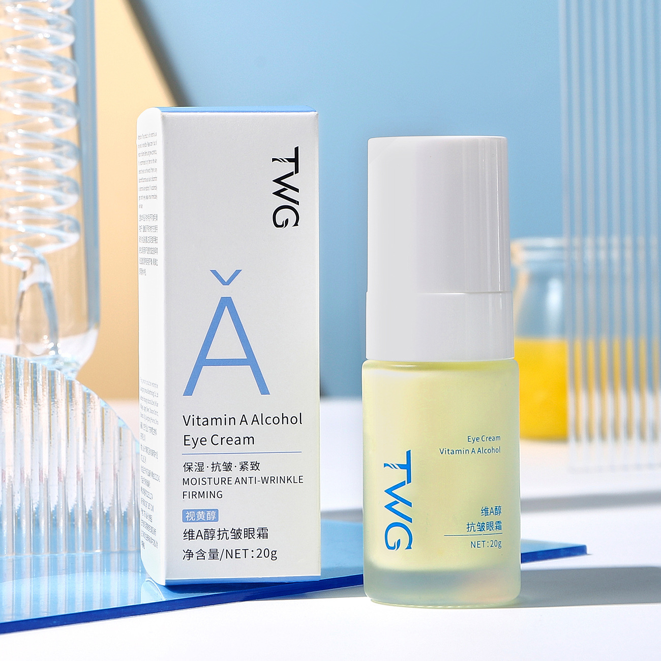 TWG 비타민 A 알코올 주름 방지 아이 크림