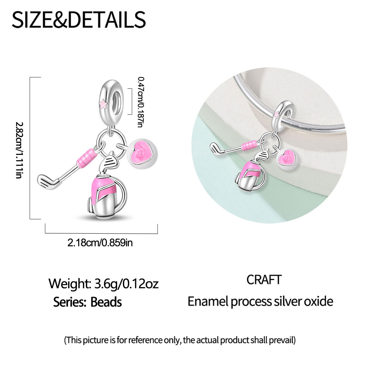 Golf charm, additional image 3