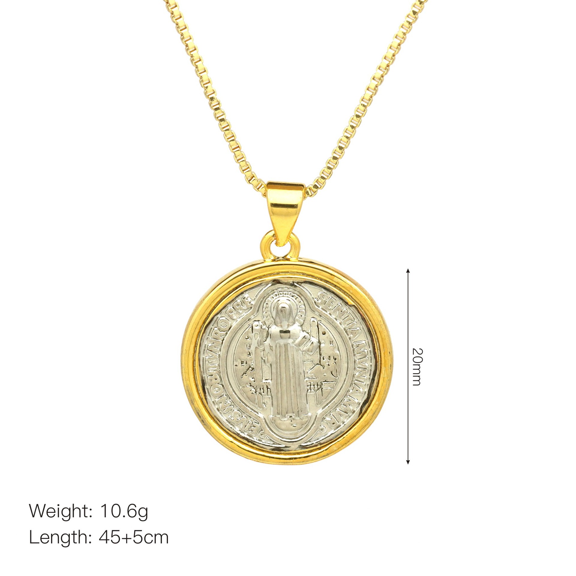 All Seasons Season Wholesale Jewelry Casual Elegant Simple Style Geometric Copper Plating Pendant Necklace Box Chain