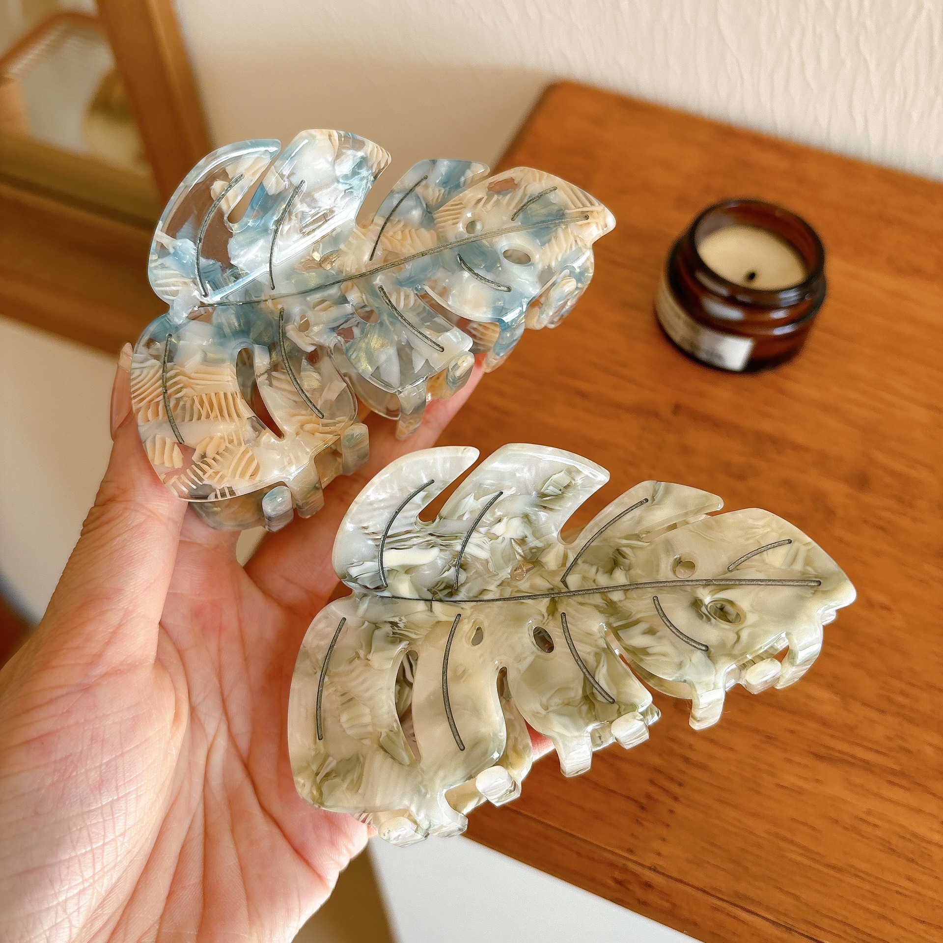 Aitong joyería de alta sensación de hojas de cabello de cabello de cabello de ácido acético de cabello de cabello de cabello de cabello de tiburón