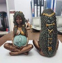 跨境地球母親立體雕像樹脂擺件Millyear蓋亞藝術女神塑像大地之母
