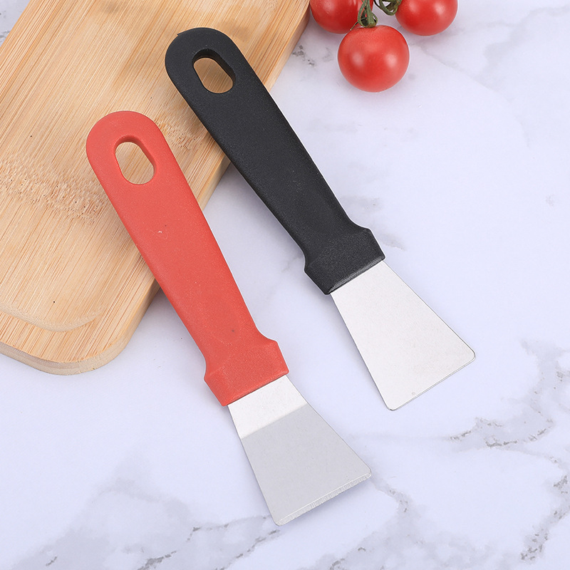 Kitchen Cleaning Spatula Stainless Steel Oil Smoke Spatula Refrigerator Defrosting Spatula Oil Scraper Kitchen Range Hood Manual Spatula