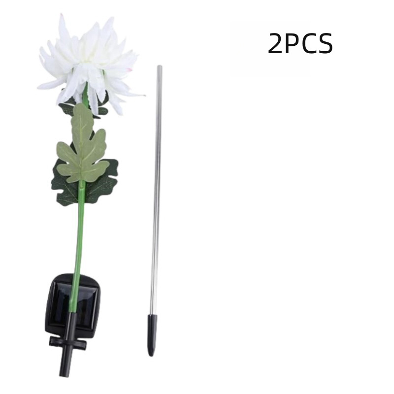 Solar simulación flor lámpara LED lirio flor lámpara de tierra girasol césped lámpara Rosa jardín Lámpara decorativa