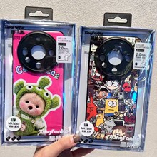 P70华为MATE70萌彩手机壳适用荣耀X60pro全包imd磨砂AGNOVA13日韩