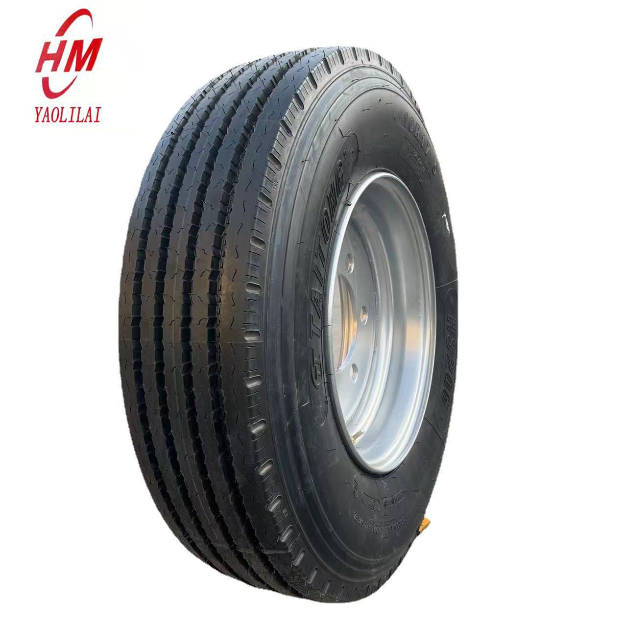 汽车轮胎10R17.5配6.75*17.5钢圈现货批发全钢子午线卡车货车轮胎