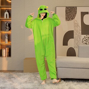 New Autumn and Winter Colorful Colors to Accompany You, Strange and Strange Flannel Cute One-Piece Pajamas and Home Clothes