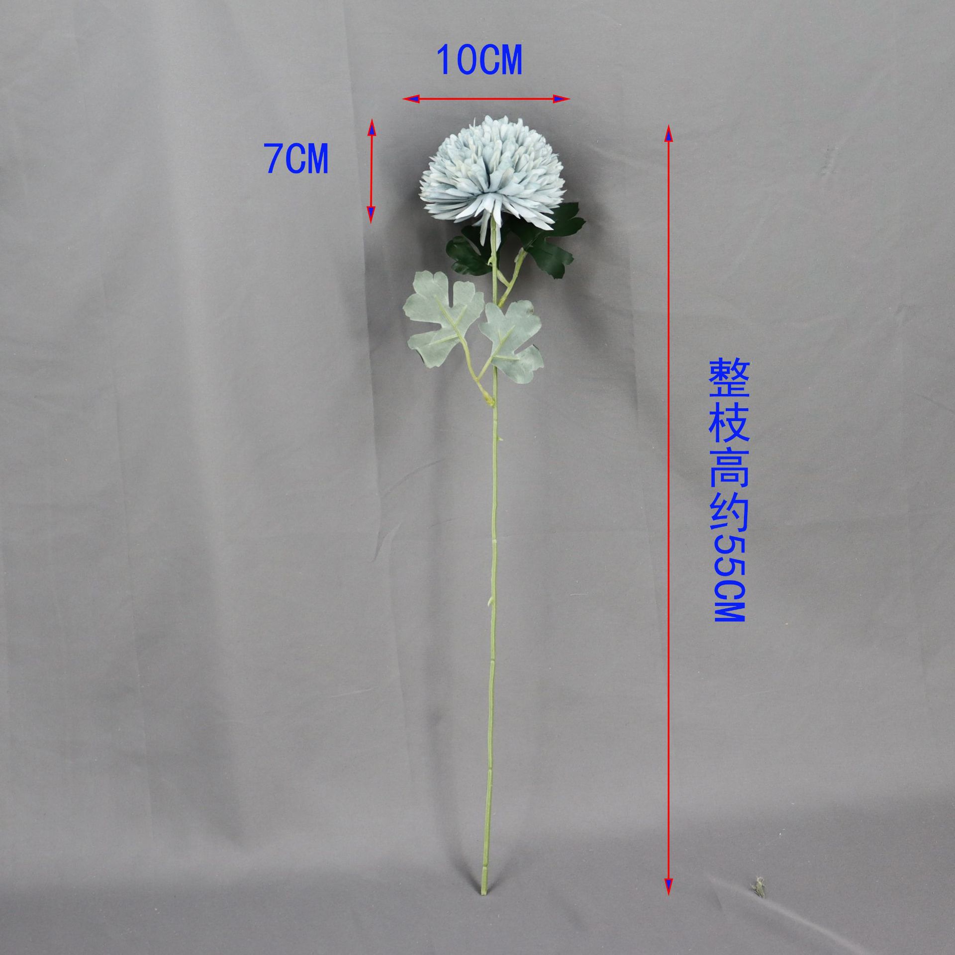 Hortensia de estilo europeo Bola de cebolla bola de la flor Bola de espina flor artificial Hortensia Flor de seda flor falsa decoración del hogar reunión de la boda Guía