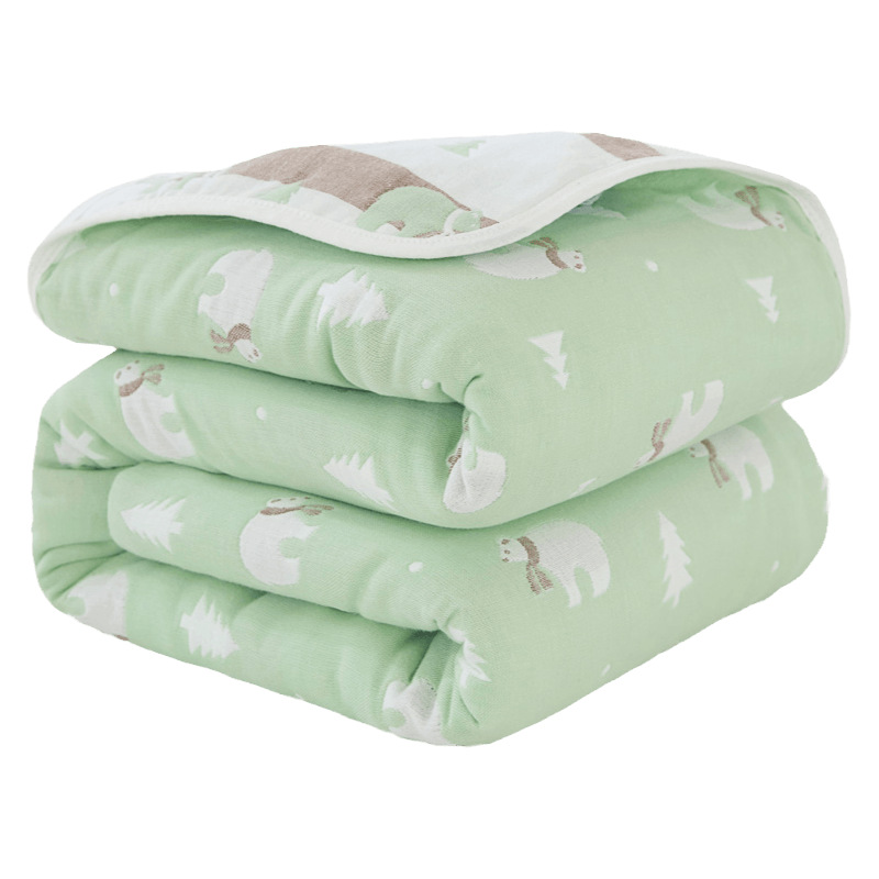 Toallas de gaza de algodón de seis capas, mantas de siesta de oficina, mantas de aire acondicionado, mantas de verano, mantas de verano de algodón sólido, sofá image 5