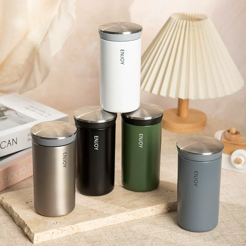 高颜值商务礼品杯子 便携迷你口袋杯304不锈钢小号保温杯厂家批发