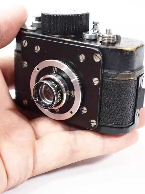 Rare Soviet Antique Miniature Camera Kgb Pocket Spy Mechanical Film Camera Shutter Ok Cultural Tourism