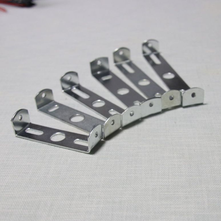 半工字挂板弓形一字铁片背条五金固定底盘吸顶盘配件背板厂家批发|ru