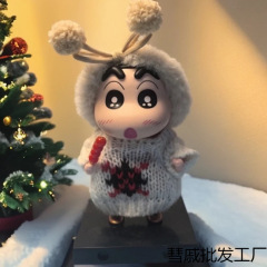 クリスマスのおばあちゃんがしんちゃんクレヨンしんちゃんを呼んでいます。