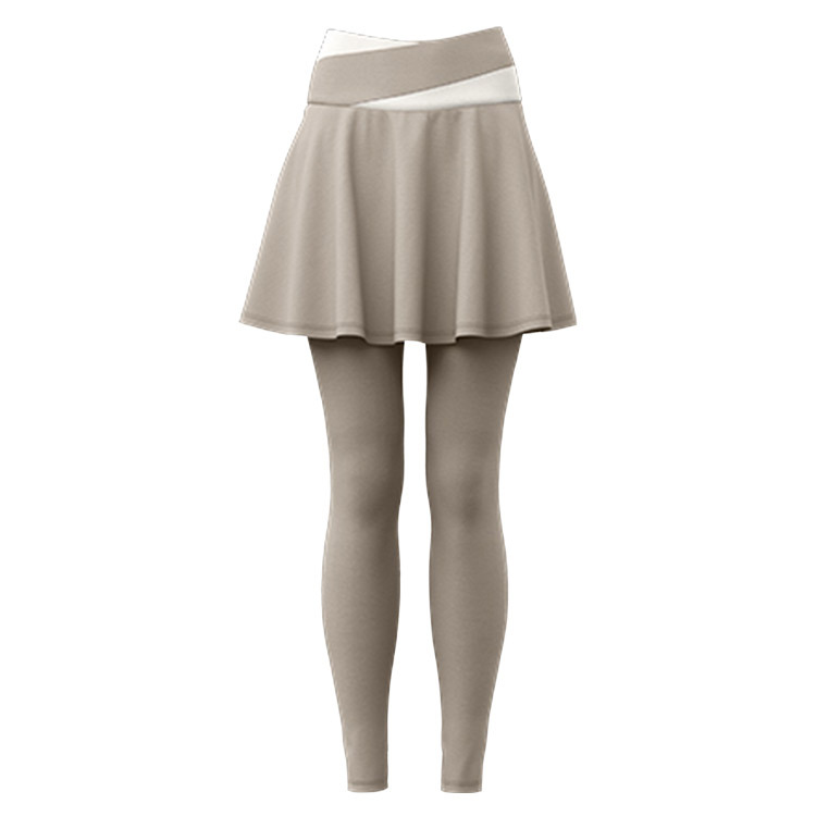 Pantalones de ropa de yoga desnudos, pantalones de falda a juego de color de primavera y verano para mujer, cintura alta ajustada, cadera elástica, ropa deportiva de secado rápido, pantalones