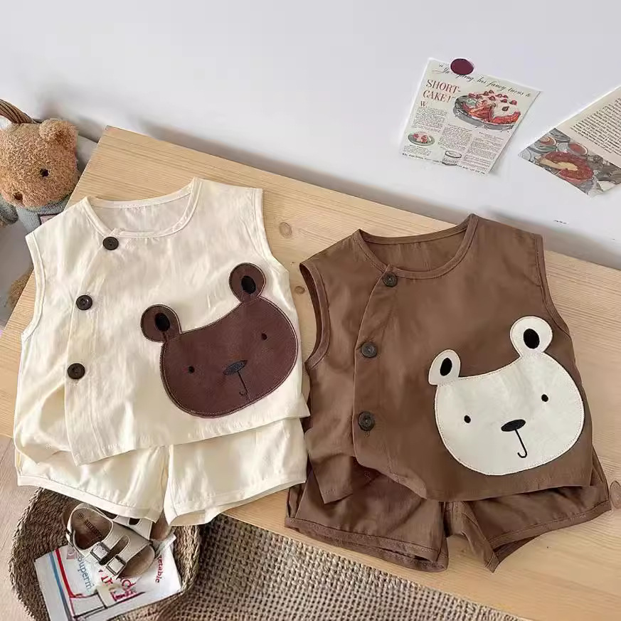 [100% Cotton] Summer Maillard 100% Washed Cotton suit for Boys and Girls