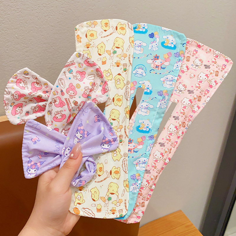 Star Dream Girl Round Bun Hair Styling Magic Kuromi Twisting Clips for Girls Children Sanrio Hair Accessories