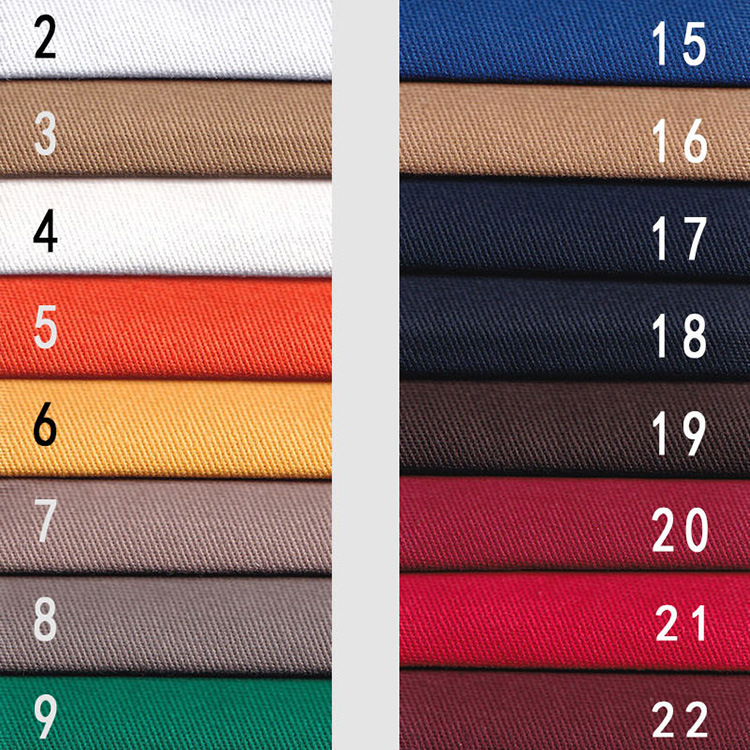 Precio de fábrica nueva moda al por mayor 100 algodón material de tela de twill orgánica