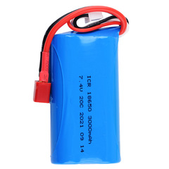 Foreign trade supply factory sales 18650 7.4V 3000MAH remote control toy off-road vehicle helicopter boat lithium battery pack