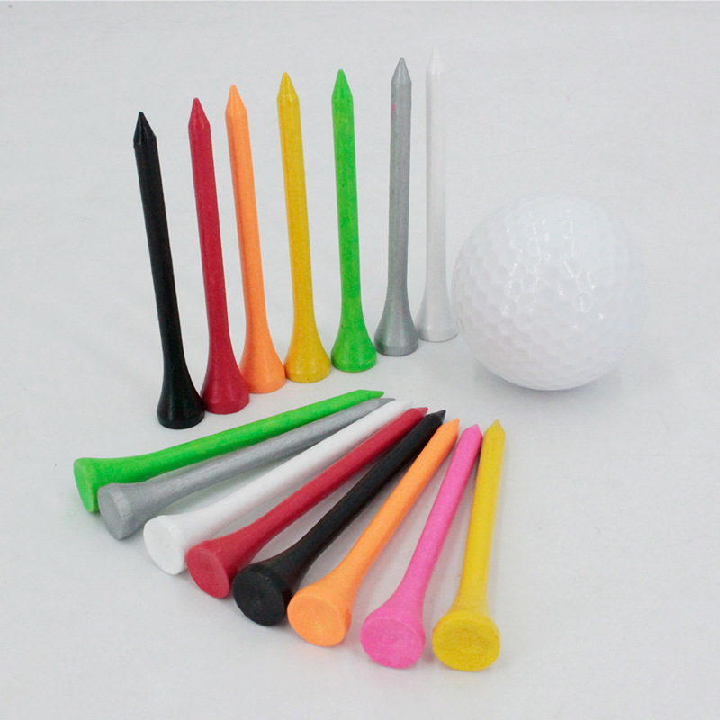 Venta caliente transfronteriza del LOGOTIPO adaptable del color mezclado multi-longitud resistente al desgaste y durable del clavo de madera directo del golf de la fábrica