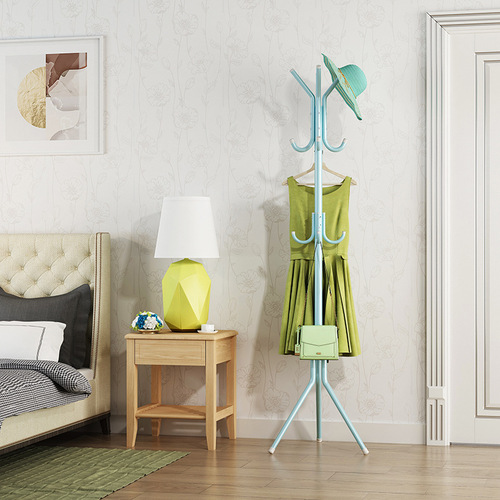 Iron wardrobe coat rack floor hanging rack simple clothes bedroom home use storage furniture minimalist modern coat hanger