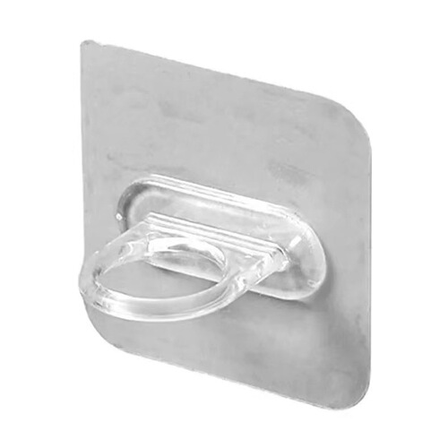 BB4C wholesale curtain rod hook curtain rod ring hook round hole multi-functional sticky hook on the wall without punching