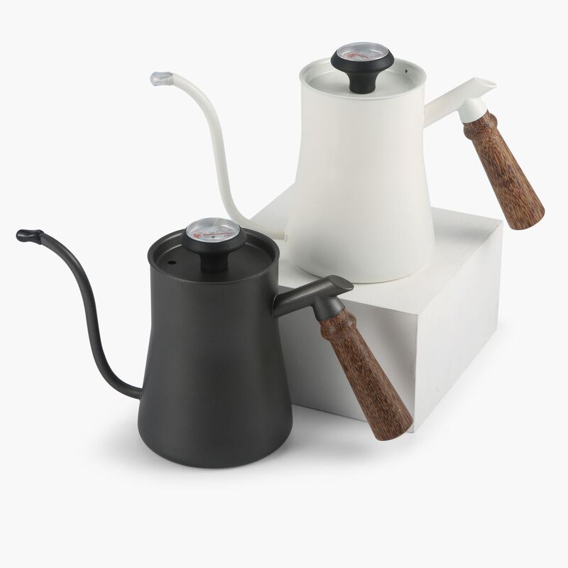 Coffee Princess Master Coffee Hand Pot Hanging Ear Pot Mini Stainless Steel Drip Teflon Pot with Temperature Long Mouth Coffee Princess Master Coffee Hand Pot Hanging Ear Pot Mini Stainless Steel Drip Teflon Pot with Temperature Long Mouth