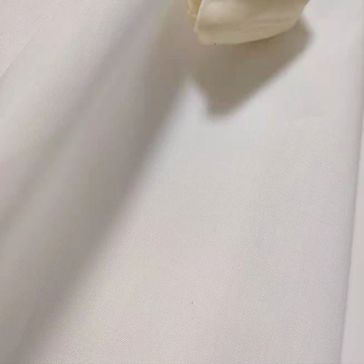 春夏装漂白60*40133棉涤衬衣工装校服童装连衣裙面料烂花印花底布