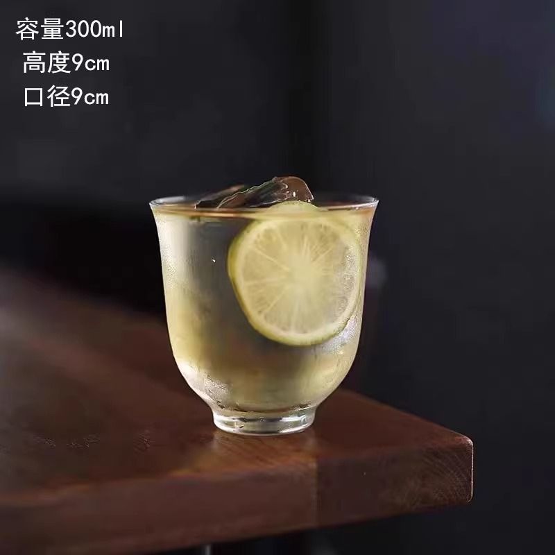 Taza de cóctel de vidrio creativo combinación de personalidad de taza Martini taza red taza de pie alto taza conjunto de taza de champán