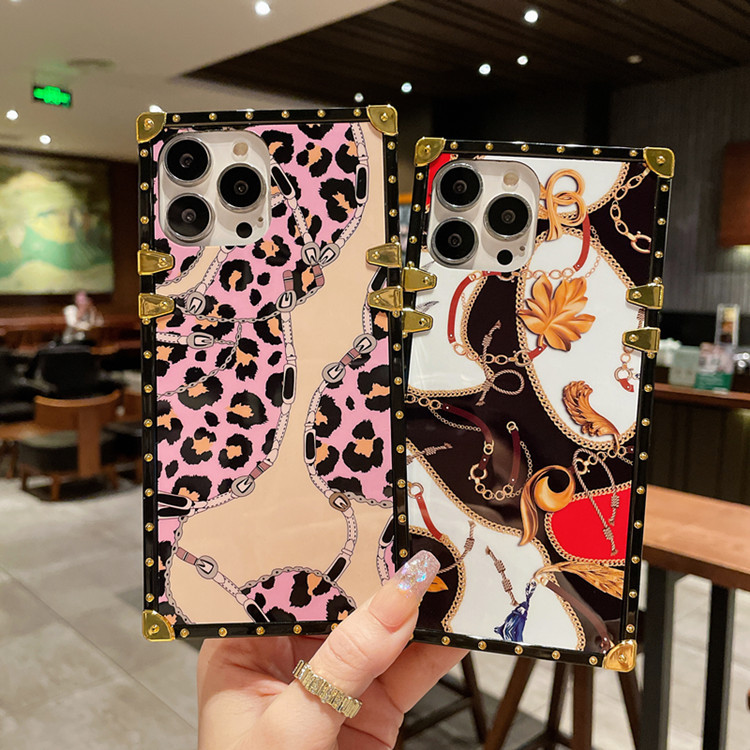 Luxury Floral Leopard Print Phone Case For Iphone 15 Pro Max Apple_voghion.com