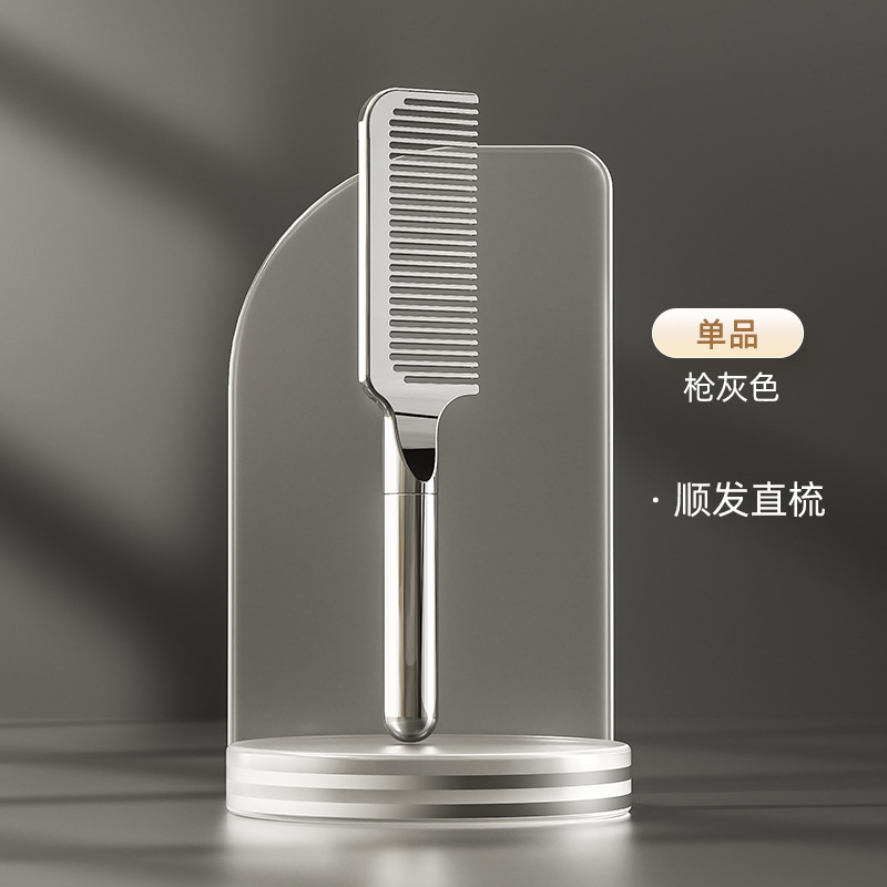 高級輸出スチールニードルエアクッションコーム、ふわふわハイヘッドトップコーム、ヘアスタイル専用ロングヘアマッサージエアバッグエアクッションコーム|undefined