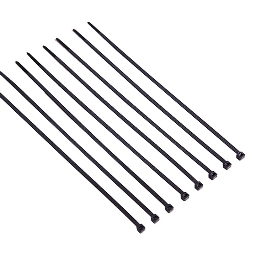 Correa de nylon autoblocante de la atadura de cables de producción al por mayor de la atadura de cables tamaño blanco y negro opcional resistente al frío