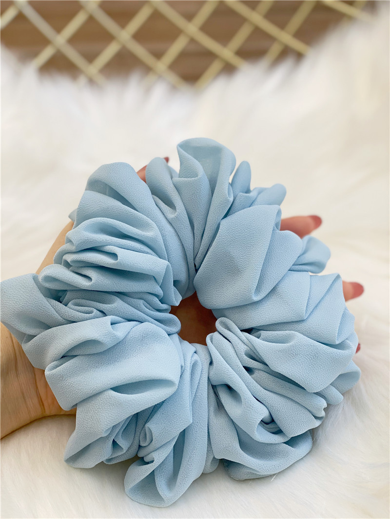 Fashion Solid Color Cloth Handmade Hair Tie 1 Piece display picture 17