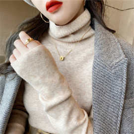 高领毛衣打底衫女秋冬2021年新款韩版针织衫内搭修身显瘦洋气上衣