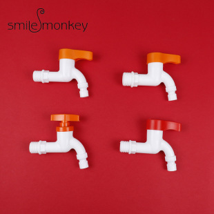 Factory POM plastic quick-open water nozzle four points washing machine pointed nozzle ceramic valve core copper rod faucet wholesale