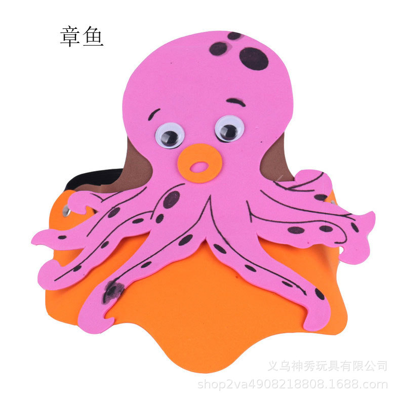 Día del niño Eva sombrero para el sol actividades entre padres e hijos dibujos animados animal tocado doce tocado del zodiaco