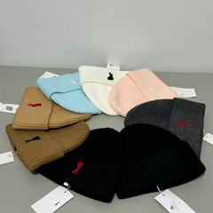 秋冬新款高品质爱心针织帽男女同款毛线帽保暖防风时尚百搭冷帽潮