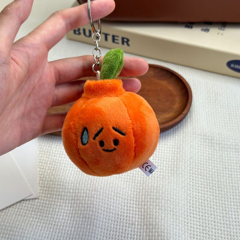 在庫あり面白いハロウィンカボチャぬいぐるみ小さなカボチャぬいぐるみペンダントキーホルダー人形卸売|undefined