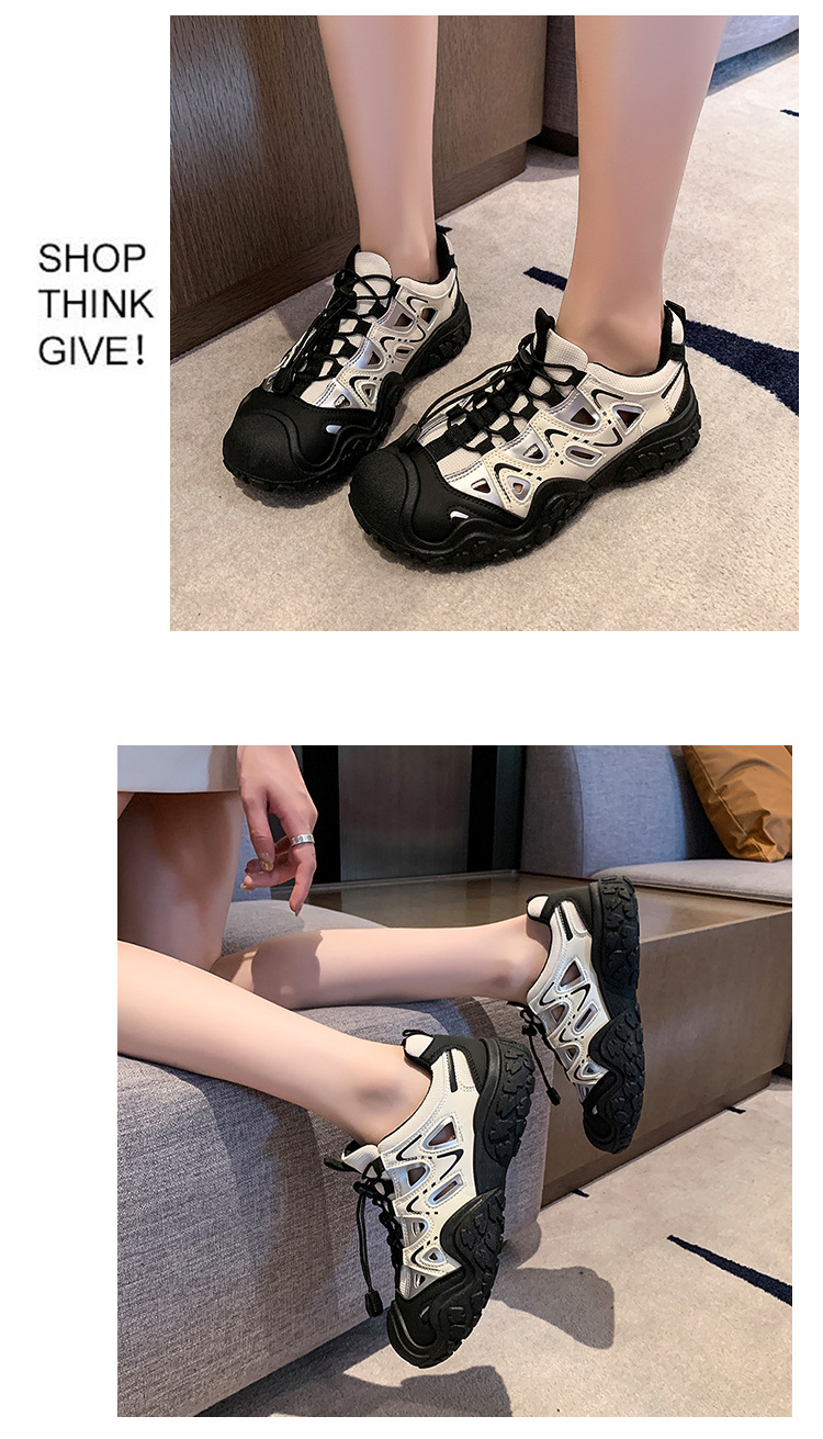 Damen Chunky Sneaker Für Freizeit Und Wandern Im Alltag_voghion.com