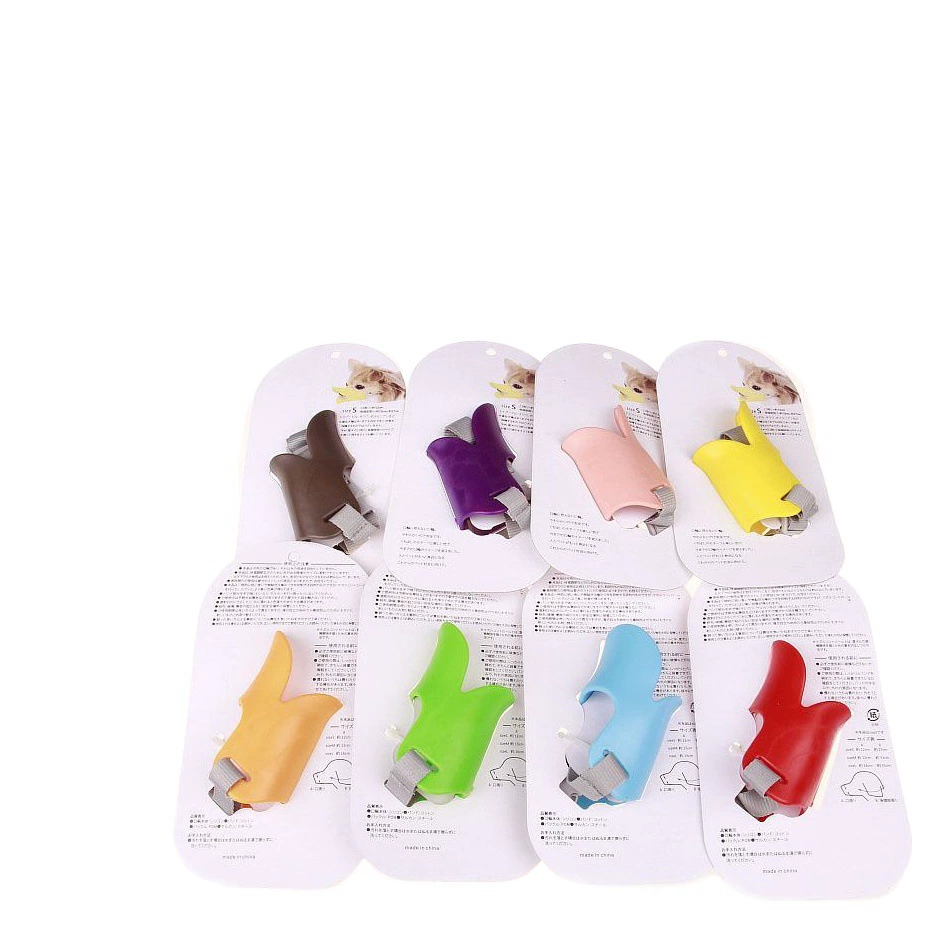 Силиконовая утиная намордник для домашних животных резиновая намордка для плюшевых собак против лая, против еды 3 спецификации оптом